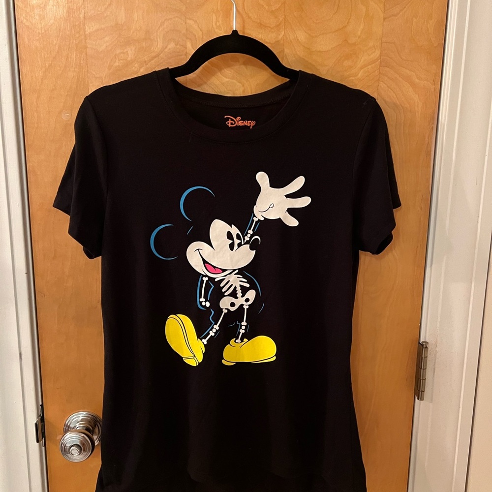 Glow-in-the-dark Mickie Mouse Disney Halloween t-shirt - medium